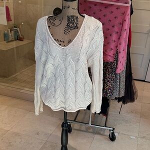 Edikted from Urban Outfitters cream oversized cotton sweater size small